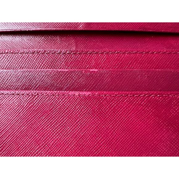 PRADA Milano Fiocco Ribbon Saffiano Leather Long Wallet - Picture 10 of 11